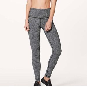 Lululemon Wunder Under Hi-Rise Tight leggings Heathered Black